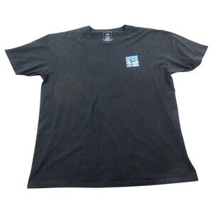 VANS Off The Wall Tee Shirt Mens 2XL Black Classic Fit Short Sleeve Crew Neck